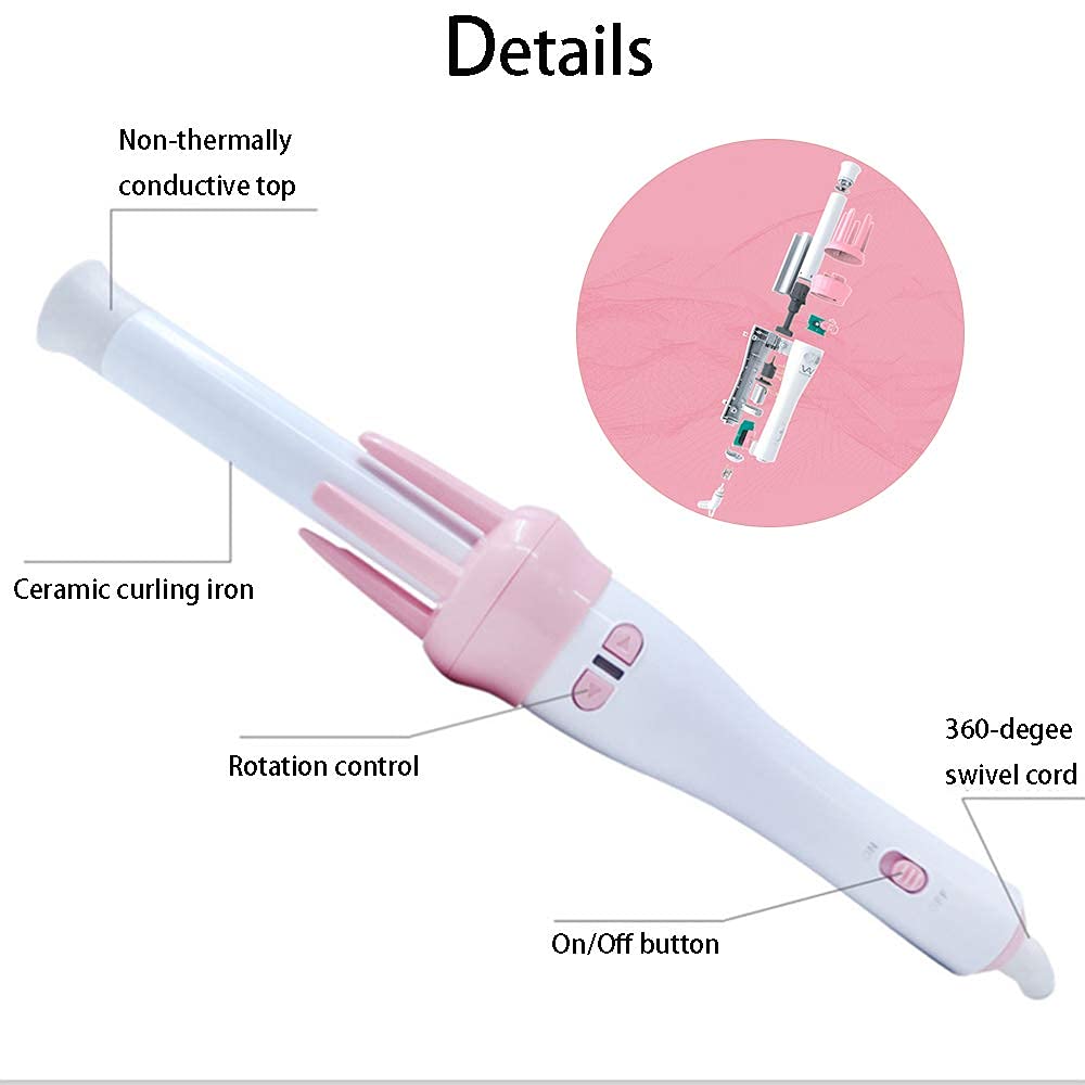 Automatic Rotating Hair Curler 💖 Effortless Curls in Minutes | Limited Stock 🔥