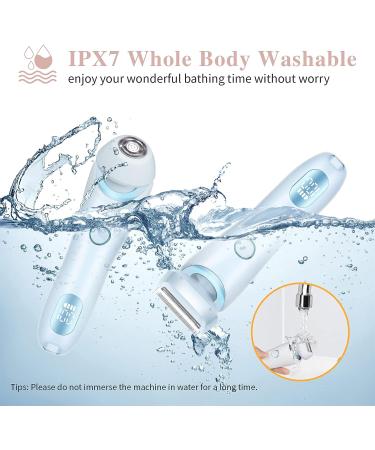 2-in-1 Women's Electric Shaver & Bikini Trimmer | Waterproof Face & Body Hair Remover