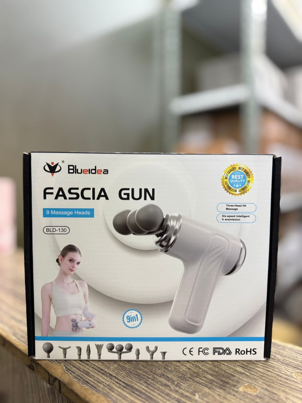 Fascia Gun Massager – Deep Tissue Muscle Relaxation Massage Gun