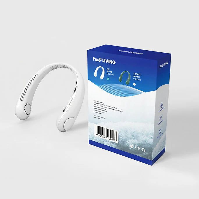 Rechargeable Neck Fan – Personal Bladeless Cooling Fan
