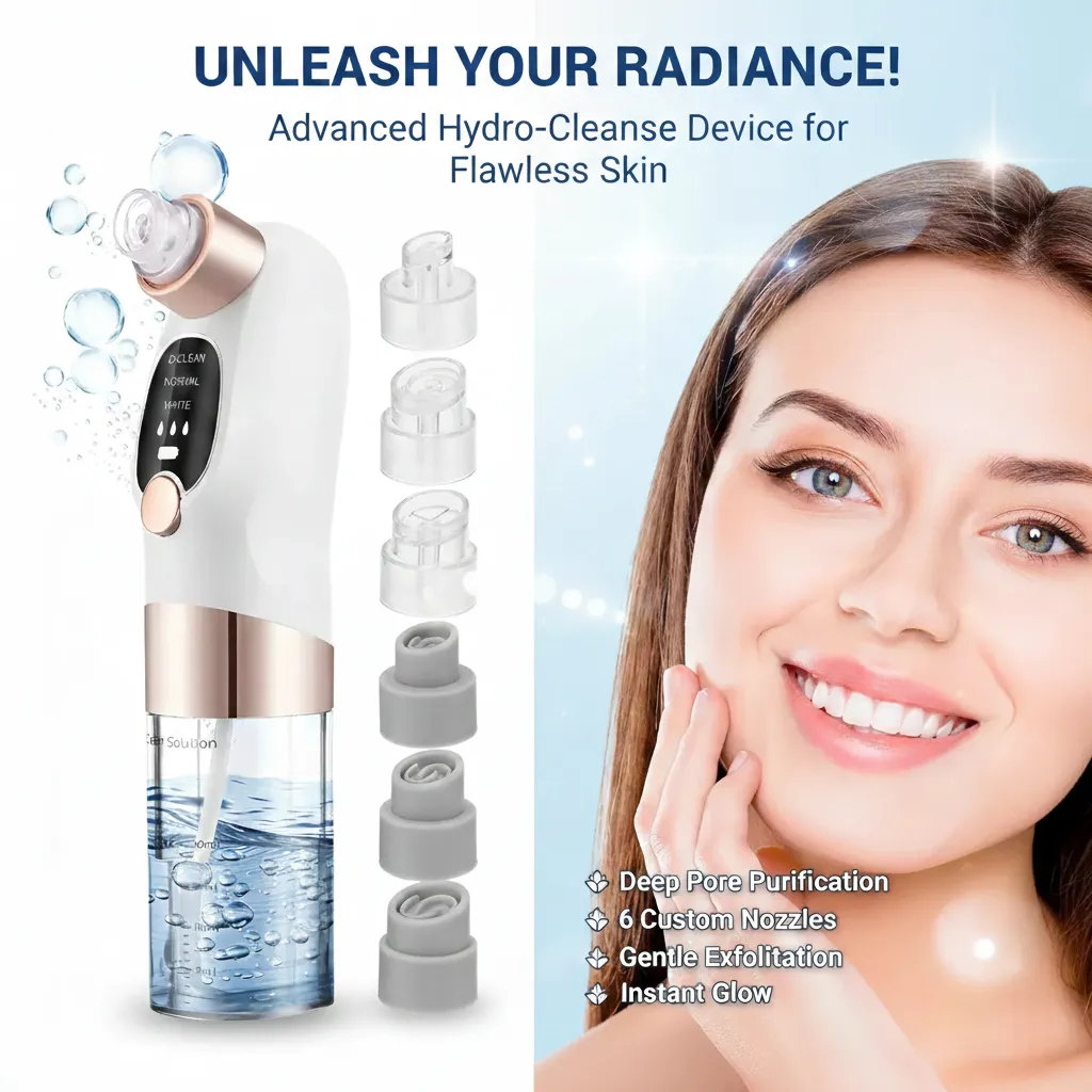 Super Micro Bubble Beauty Device & Deep Facial Cleanser 💦 – Spa-Like Glow in minutes