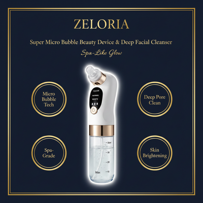 Super Micro Bubble Beauty Device & Deep Facial Cleanser 💦 – Spa-Like Glow in minutes