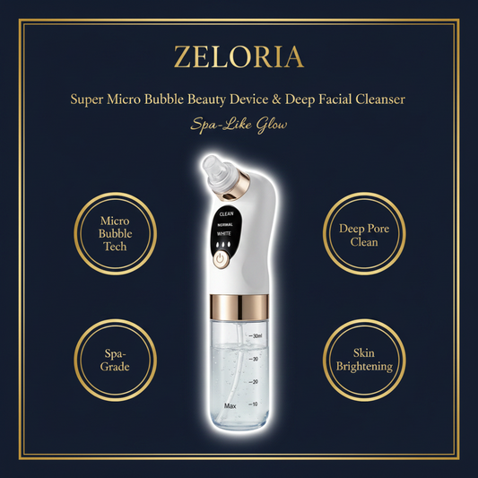 Super Micro Bubble Beauty Device & Deep Facial Cleanser 💦 – Spa-Like Glow in minutes