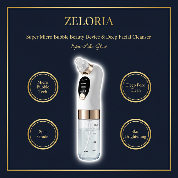 Super Micro Bubble Beauty Device & Deep Facial Cleanser 💦 – Spa-Like Glow in minutes